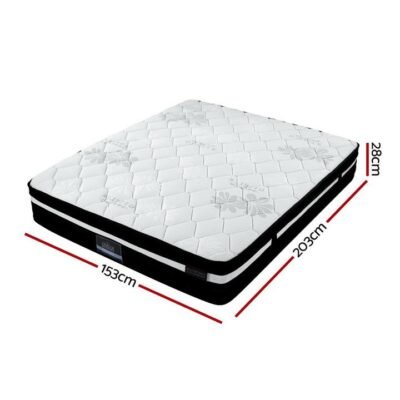 Giselle Bedding Regine Euro Top Pocket Spring Mattress 28cm Thick – Queen Sleep Zone Giselle Bedding Regine Euro Top Pocket Spring Mattress 28cm Thick - Queen