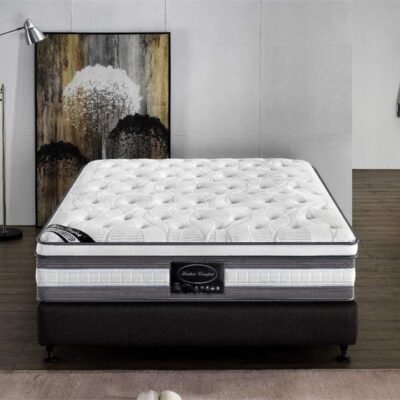 Mattress Euro Top Queen Size Pocket Spring Coil with Knitted Fabric Medium Firm 34cm Thick Sleep Zone Mattress Euro Top Queen Size Pocket Spring Coil with Knitted Fabric Medium Firm 34cm Thick
