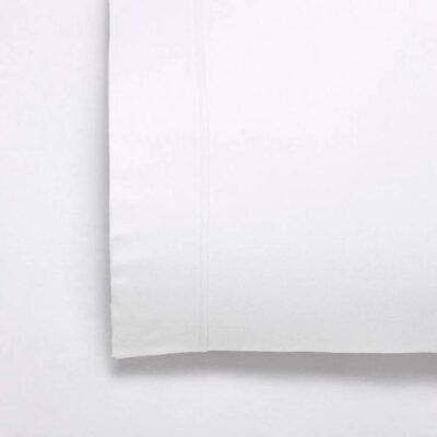 Fletcher Flannelette Sheet Set White Super King Sleep Zone Fletcher Flannelette Sheet Set White Super King