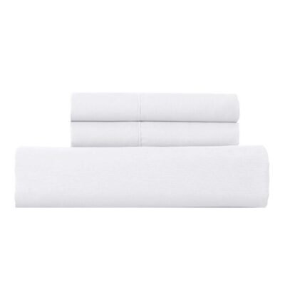 Royal Comfort 1000TC Cotton Blend Quilt Cover Set King White Sleep Zone Royal Comfort 1000TC Cotton Blend Quilt Cover Set King White