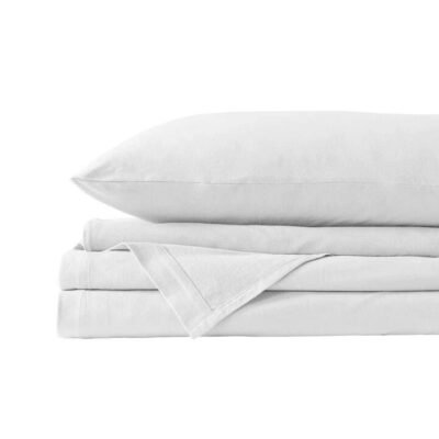 Royal Comfort Jersey Cotton Quilt Cover Set King White Sleep Zone Royal Comfort Jersey Cotton Quilt Cover Set King White