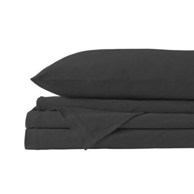 Royal Comfort Jersey Cotton Quilt Cover Set King Charcoal Marle Sleep Zone Royal Comfort Jersey Cotton Quilt Cover Set King Charcoal Marle