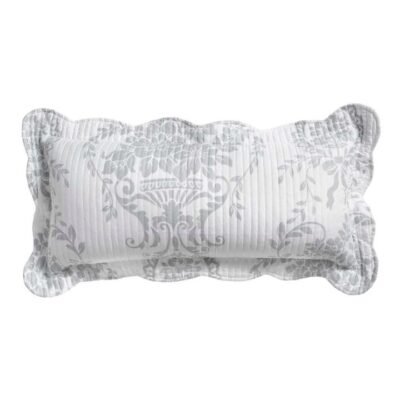 Florence Oblong Cushion Grey Sleep Zone Florence Oblong Cushion Grey