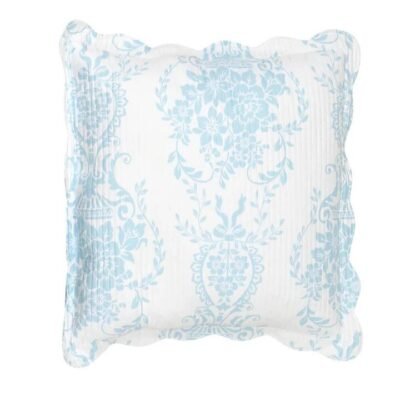 Florence European Pillowcase Blue Sleep Zone Florence European Pillowcase Blue