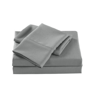 Royal Comfort Bamboo Cooling 2000TC Sheet Set Single Mid Grey