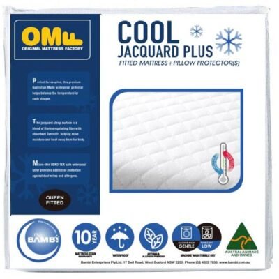 Cool Jacquard Plus King Single Mattress Protector Pack Sleep Zone Cool Jacquard Plus King Single Mattress Protector Pack