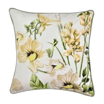 Makayla Velvet Cushion Green Sleep Zone Makayla Velvet Cushion Green