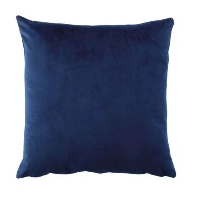 Vivid Square Cushion Velvet Indigo Sleep Zone Vivid Square Cushion Velvet Indigo
