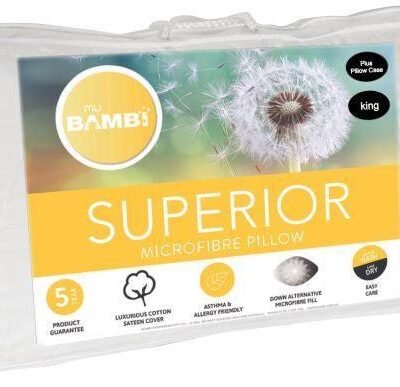 Superior Microfibre King Pillow Sleep Zone Superior Microfibre King Pillow