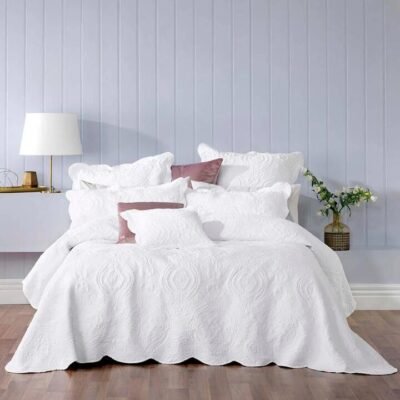Cordelia Bedspread Set White Queen