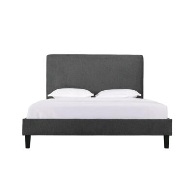 Lotus Upholstered Queen Bed Frame With USB Sleep Zone Lotus Upholstered Queen Bed Frame With USB