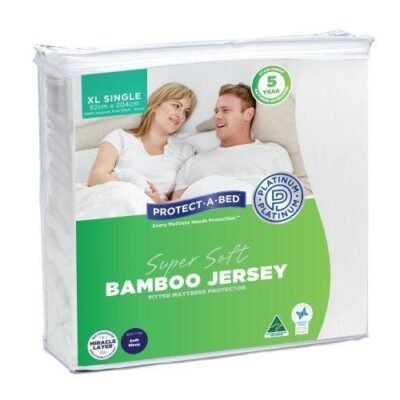 Bamboo Jersey XL Single Mattress Protector Sleep Zone Bamboo Jersey XL Single Mattress Protector