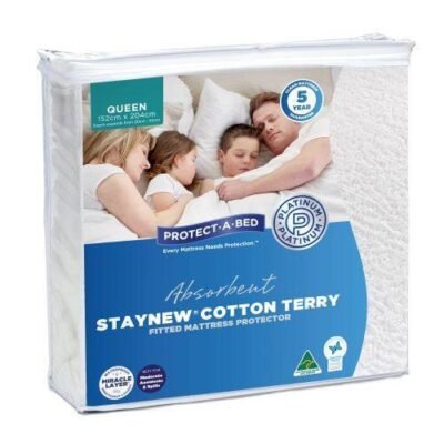 Cotton Terry Queen Mattress Protector Sleep Zone Cotton Terry Queen Mattress Protector