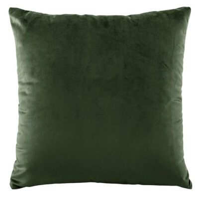 Vivid Square Cushion Velvet Forest Green Sleep Zone Vivid Square Cushion Velvet Forest Green