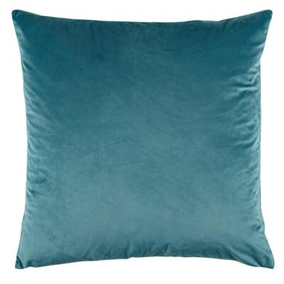 Vivid Square Cushion Velvet Teal Sleep Zone Vivid Square Cushion Velvet Teal