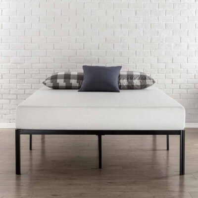 Vann Metal Bed Base Black King Single Sleep Zone Vann Metal Bed Base Black King Single