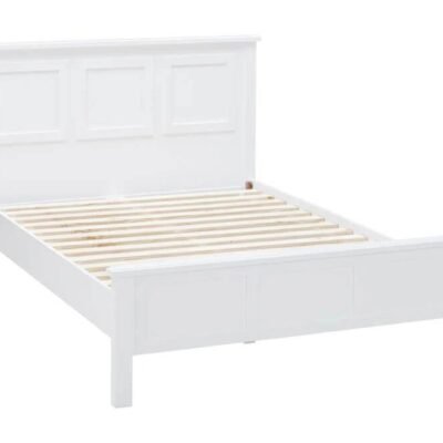 Hamptons Bed Frame White King Sleep Zone Hamptons Bed Frame White King
