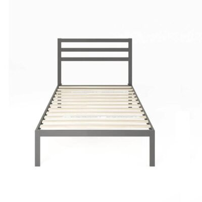 Studio Bed Frame Slate Grey Single Sleep Zone Studio Bed Frame Slate Grey Single