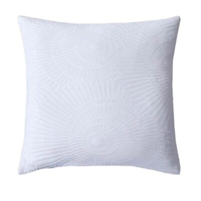Byron European Pillowcase White Sleep Zone Byron European Pillowcase White