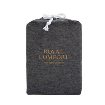Royal Comfort Blend Sheet Set Queen Charcoal