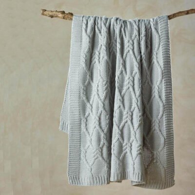 Johnson Throw Rug Silver Sleep Zone Johnson Throw Rug Silver