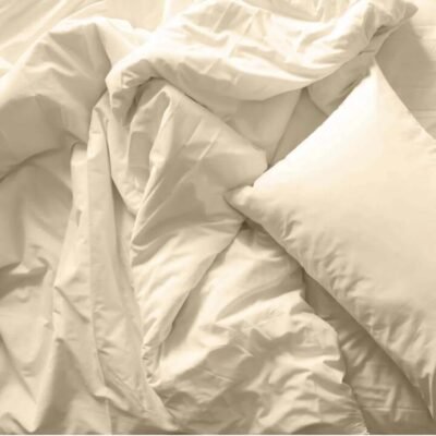 Royal Comfort Blended Bamboo Quilt Cover Set Dark King Ivory