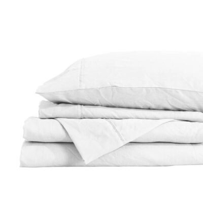 Royal Comfort Blend Sheet Set Queen White
